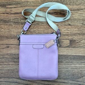 Coach crossbody purse in lilac